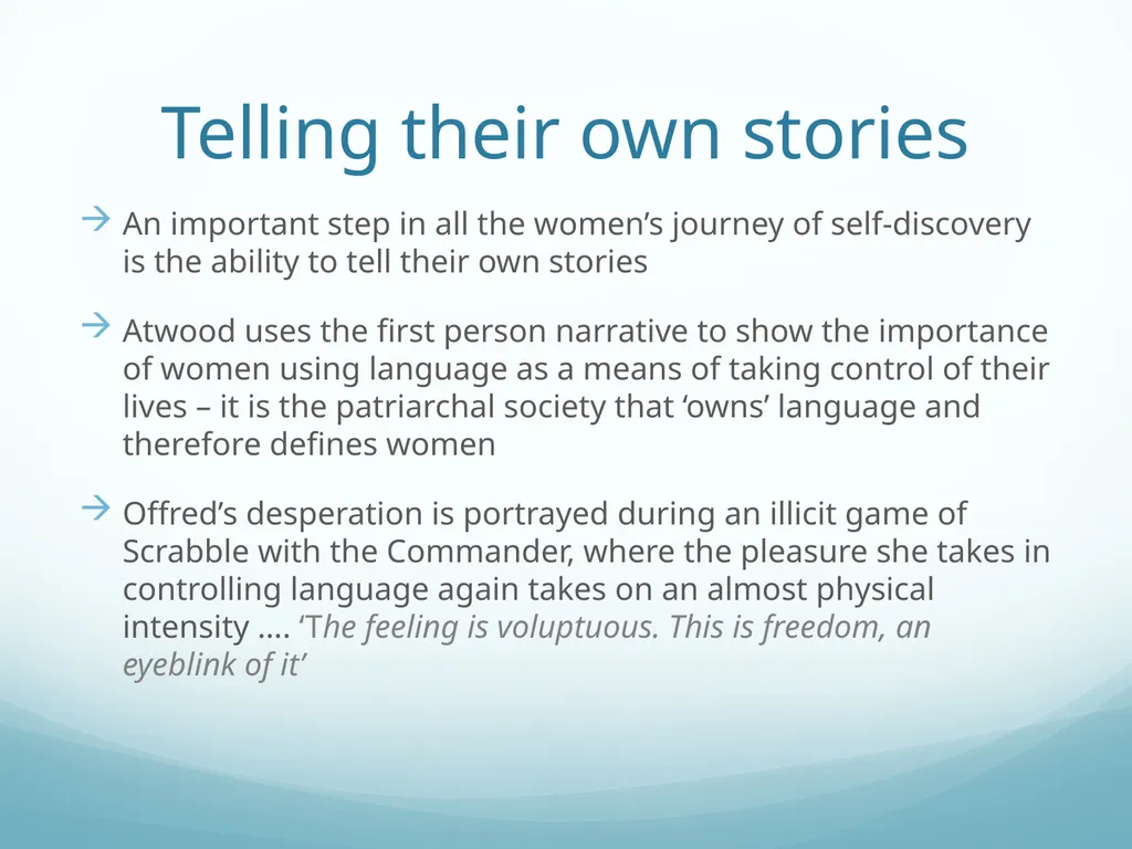 The Handmaid’s Tale Critical views and reviews - slide 17 of 21