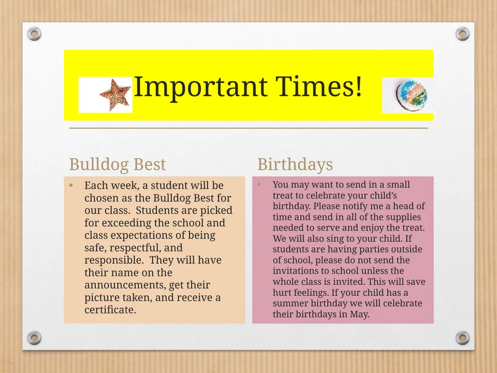 Mrs. Porte’s Third Grade Class 2017-2018 Please - slide 6 of 18