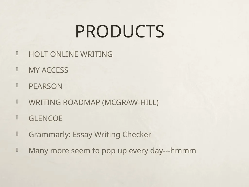 Artificial Intelligence To score writing? Really? - slide 2 of 13
