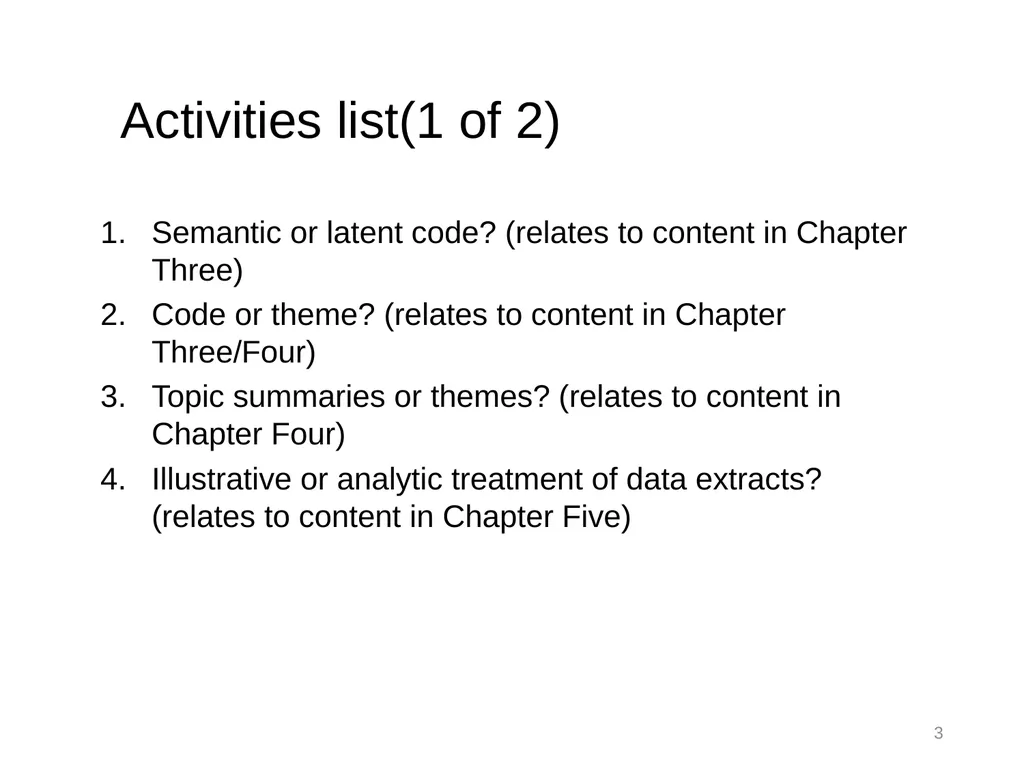 Thematic Analysis © Virginia Braun, Victoria - slide 3 of 57