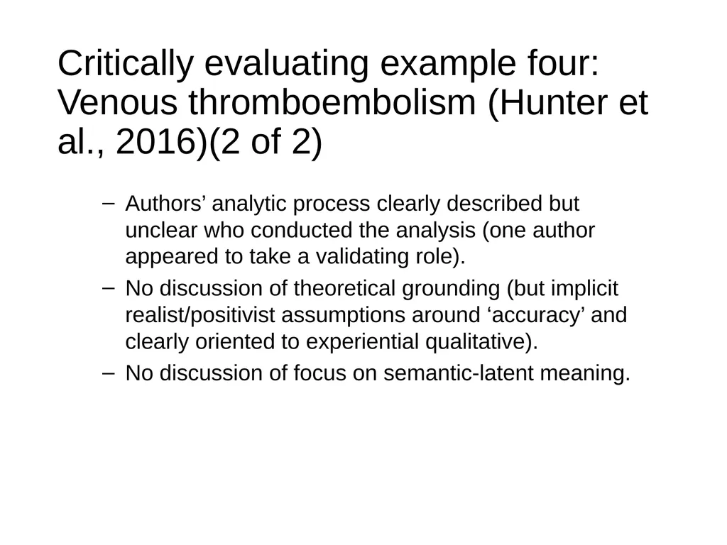 Thematic Analysis © Virginia Braun, Victoria - slide 30 of 57