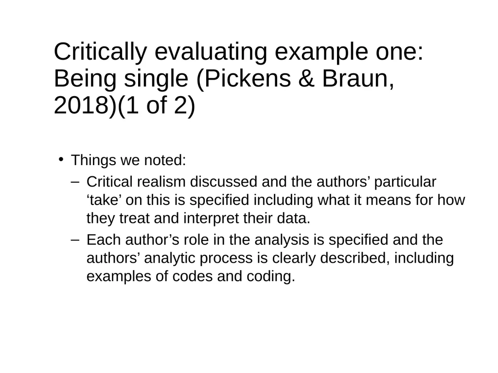 Thematic Analysis © Virginia Braun, Victoria - slide 24 of 57