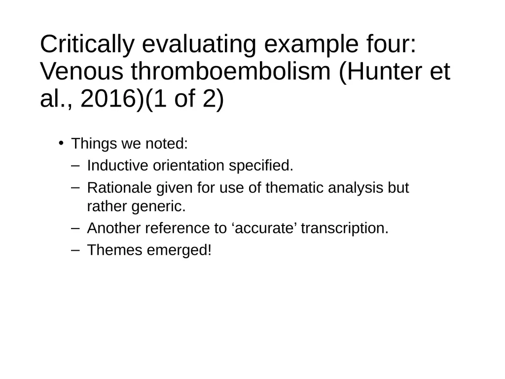 Thematic Analysis © Virginia Braun, Victoria - slide 29 of 57