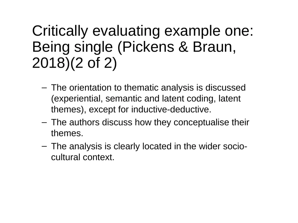 Thematic Analysis © Virginia Braun, Victoria - slide 25 of 57