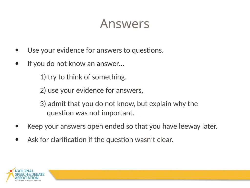 Cross Examination Period Optional Subtitle! - slide 6 of 9
