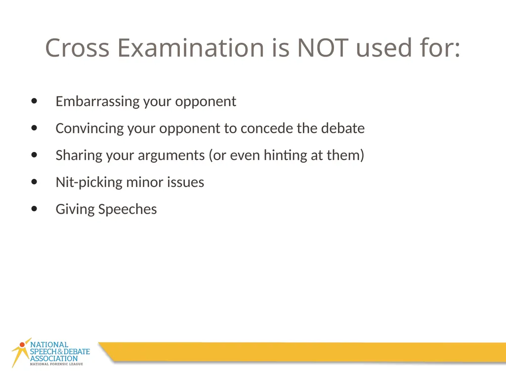 Cross Examination Period Optional Subtitle! - slide 3 of 9