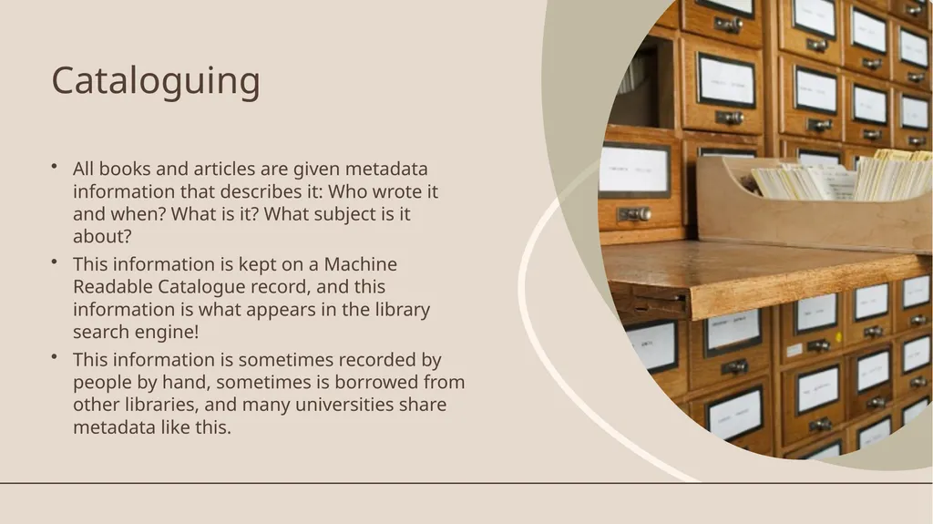 UofG Library Cataloguing Harriet Sweatman - slide 3 of 7