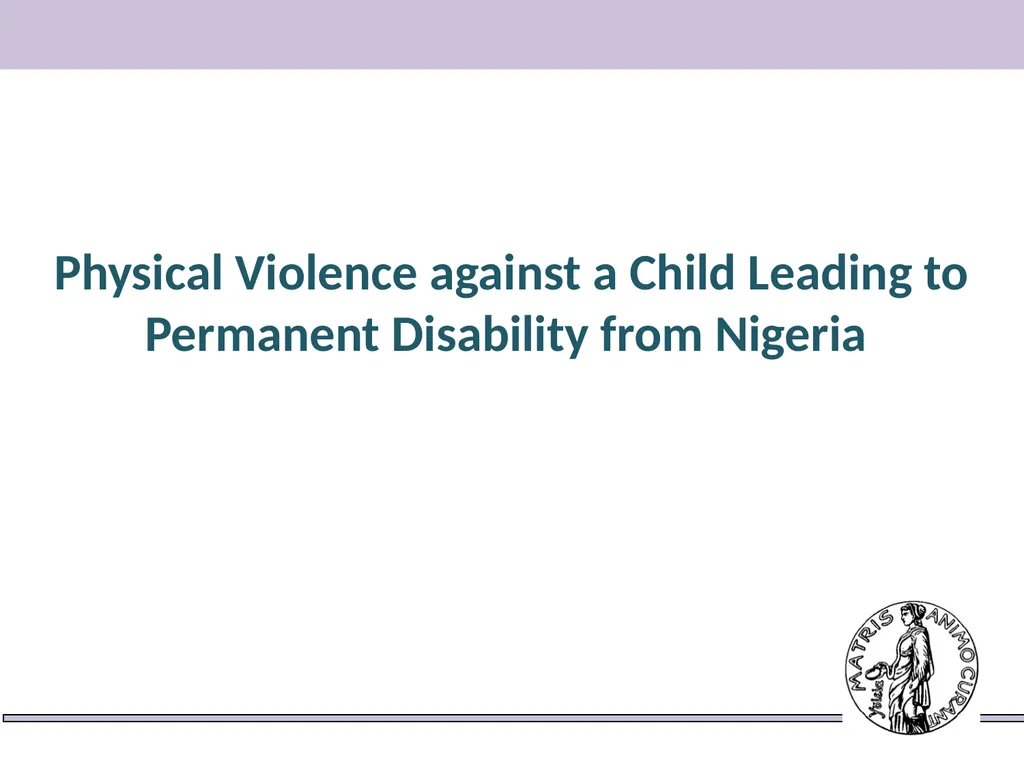 Case 13 for teaching package on domestic violence - slide 2 of 6