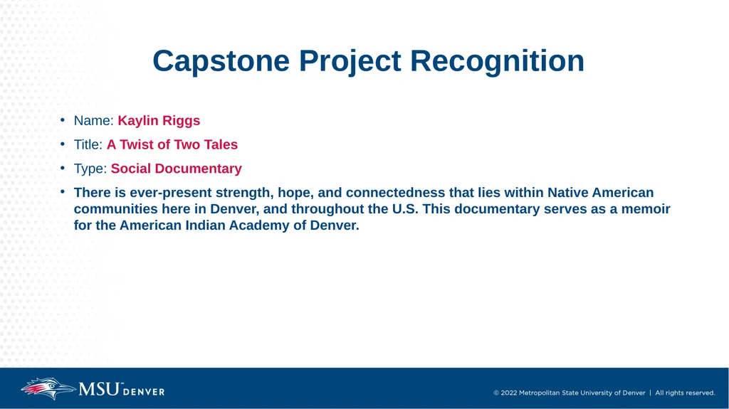 Master of Social Work Pinning & Hooding Ceremony - slide 14 of 48