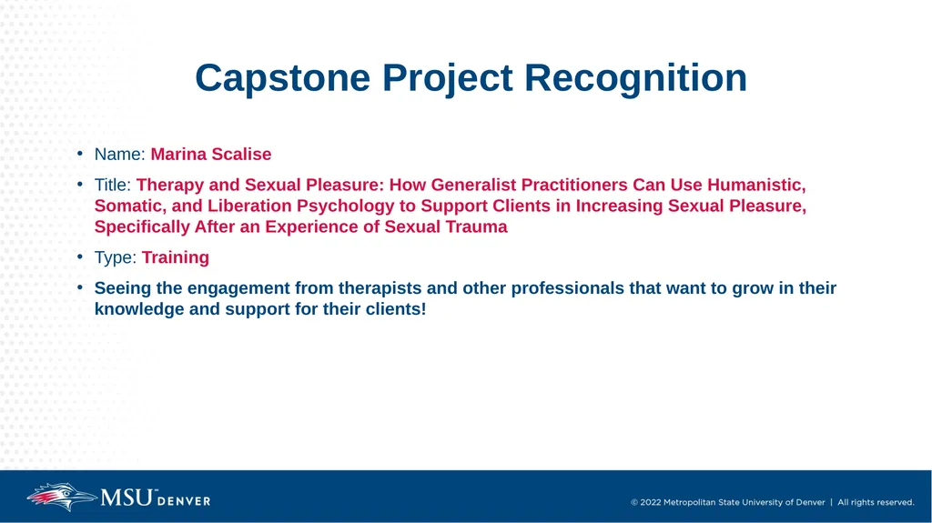 Master of Social Work Pinning & Hooding Ceremony - slide 26 of 48