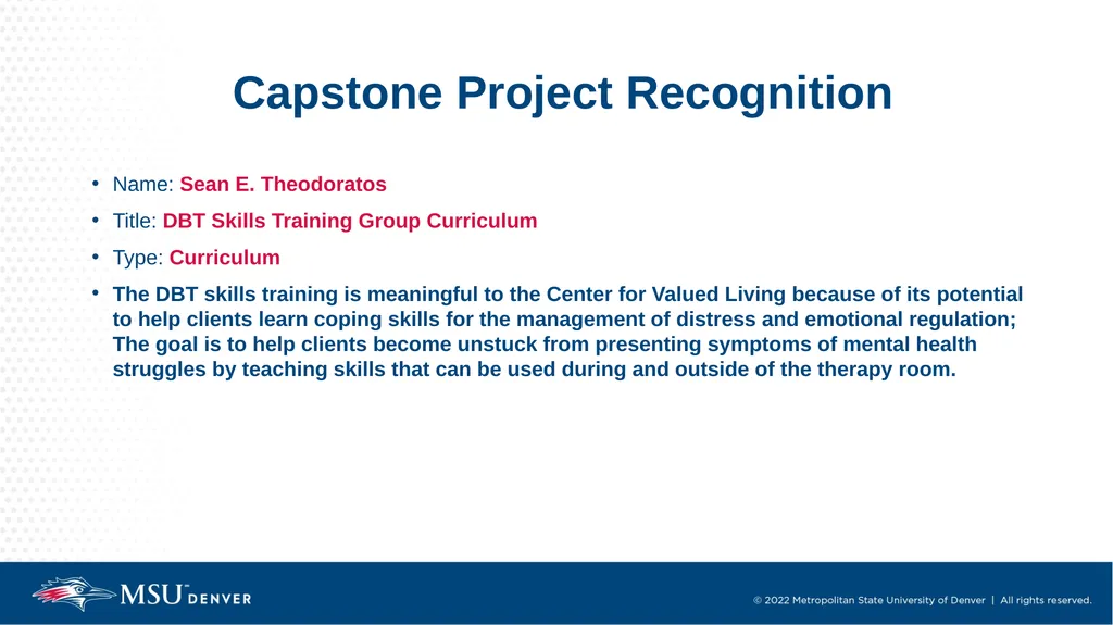 Master of Social Work Pinning & Hooding Ceremony - slide 4 of 48