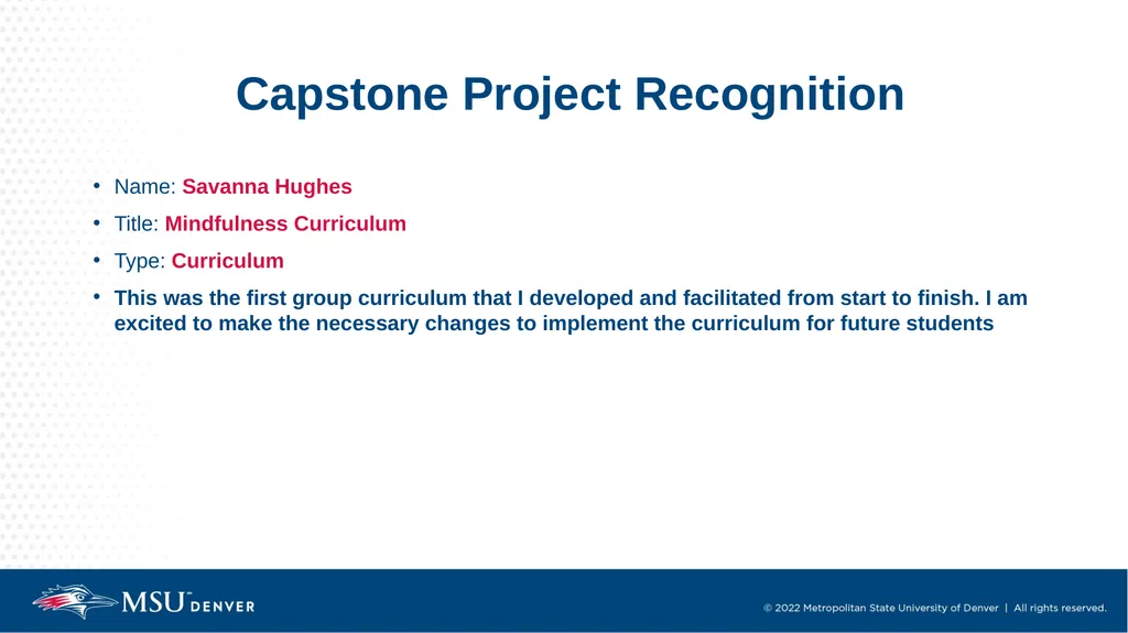 Master of Social Work Pinning & Hooding Ceremony - slide 8 of 48