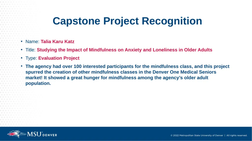 Master of Social Work Pinning & Hooding Ceremony - slide 9 of 48