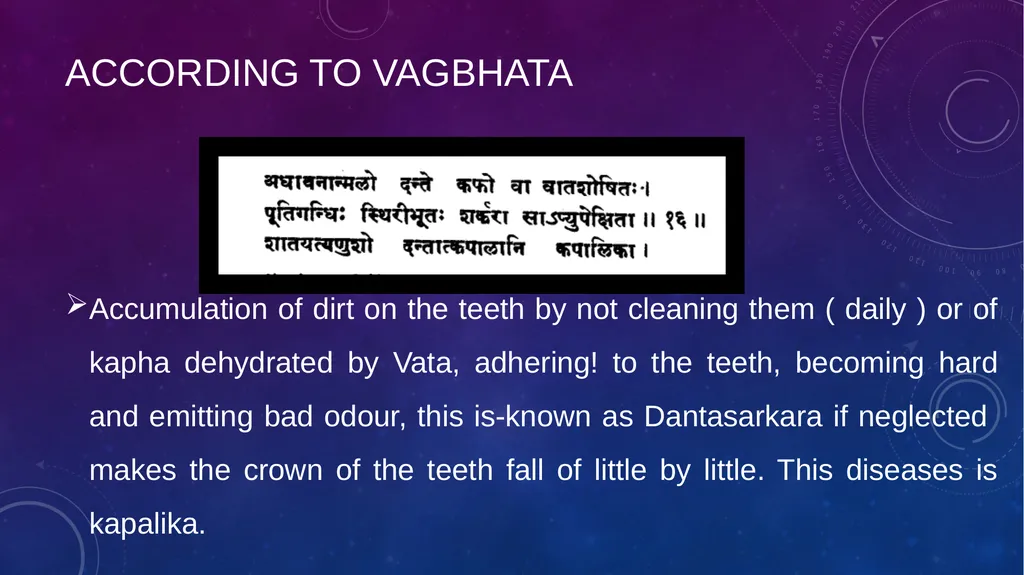 Dental Disorders in Ayurveda Danta Rogas Ayurveda - slide 14 of 28