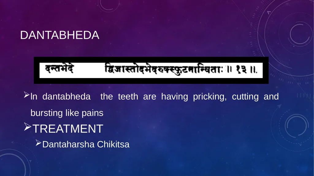 Dental Disorders in Ayurveda Danta Rogas Ayurveda - slide 23 of 28