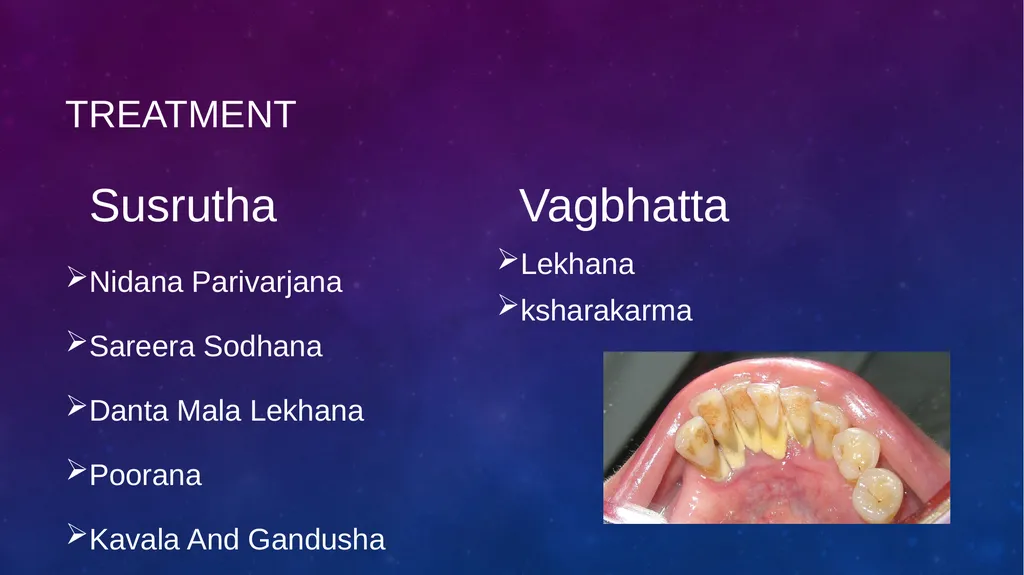 Dental Disorders in Ayurveda Danta Rogas Ayurveda - slide 15 of 28