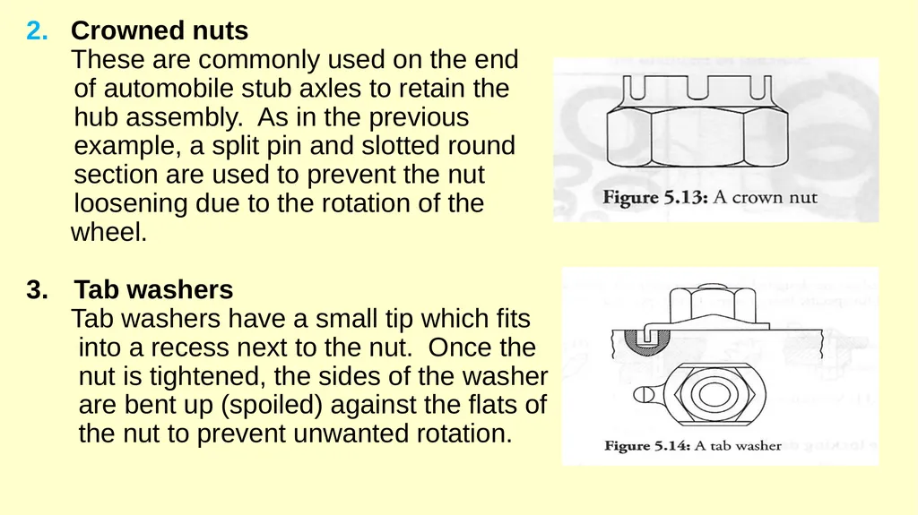 Automotive Grade 10 Joining Methods(Locking - slide 6 of 7