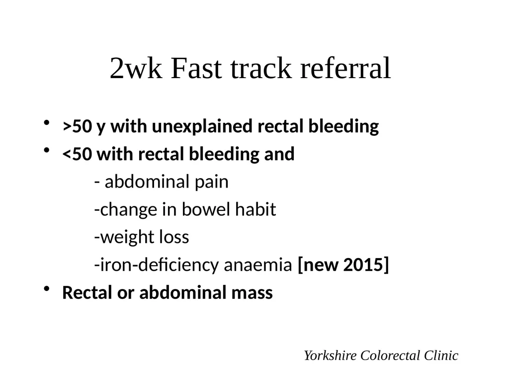 Everything there is to know about colorectal - slide 31 of 73