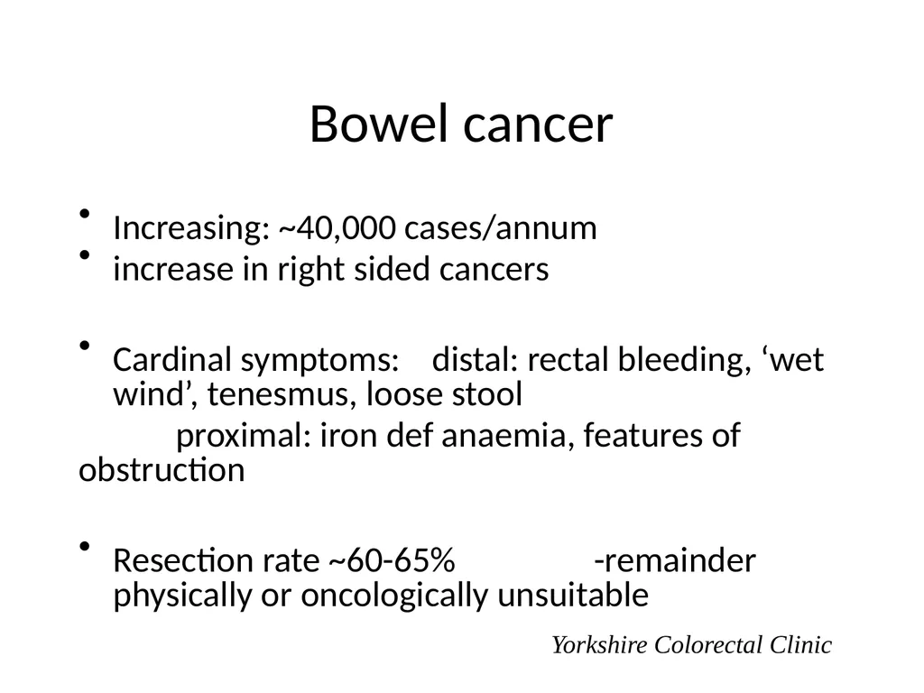 Everything there is to know about colorectal - slide 23 of 73