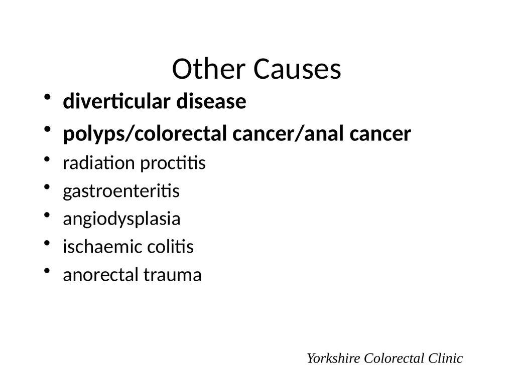 Everything there is to know about colorectal - slide 29 of 73