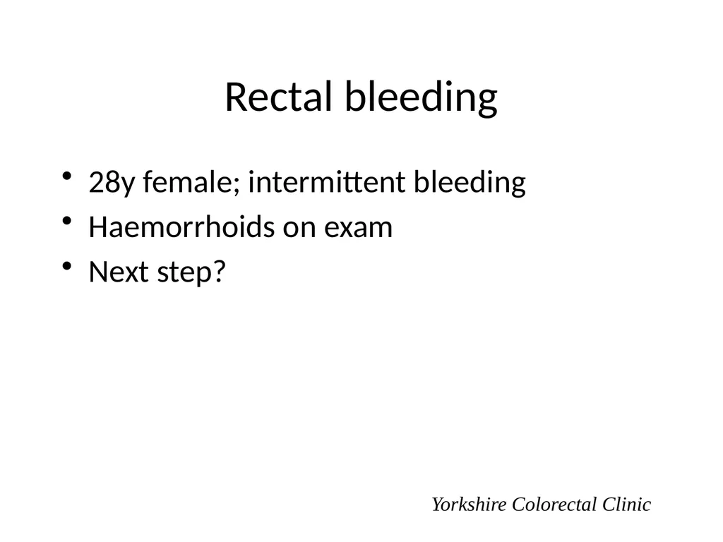 Everything there is to know about colorectal - slide 39 of 73