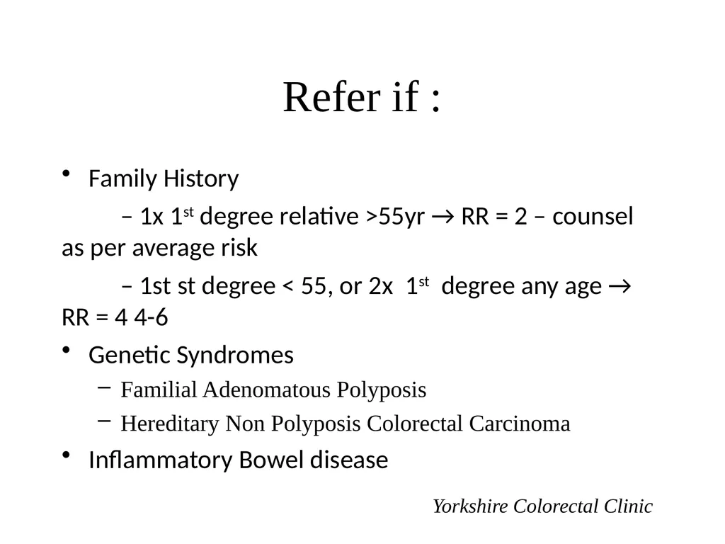 Everything there is to know about colorectal - slide 35 of 73