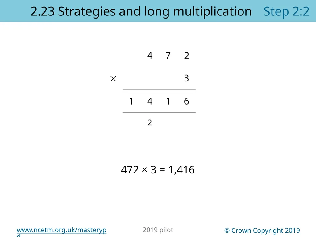 2.23 Multiplication strategies for larger numbers - slide 13 of 44