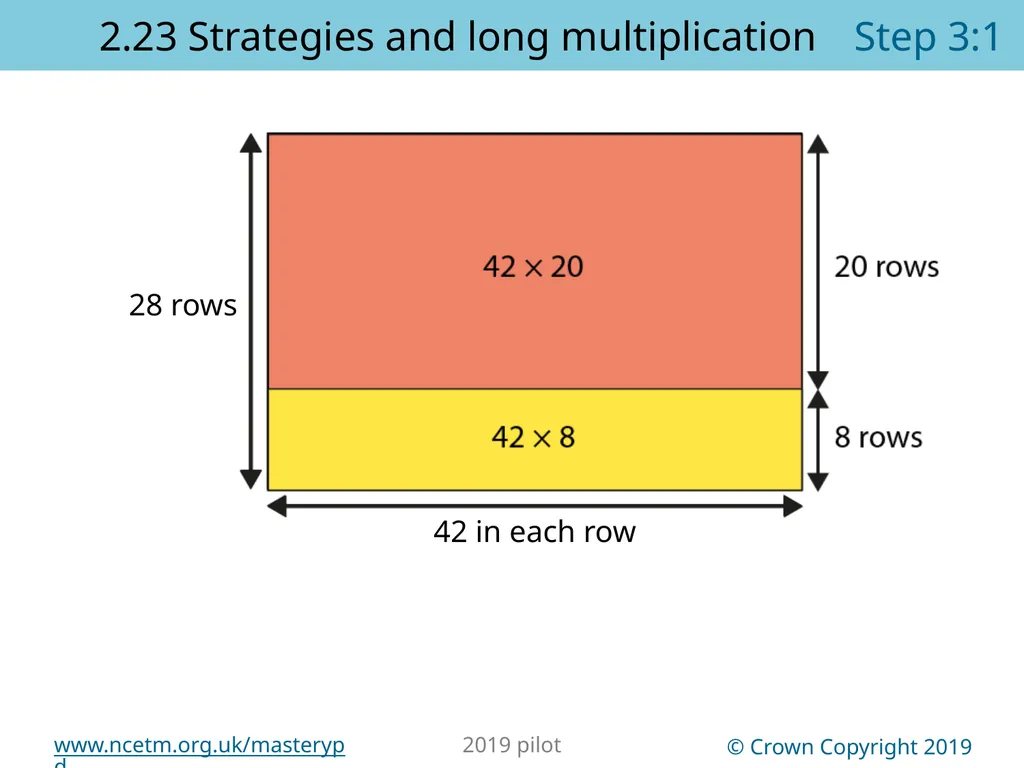 2.23 Multiplication strategies for larger numbers - slide 18 of 44