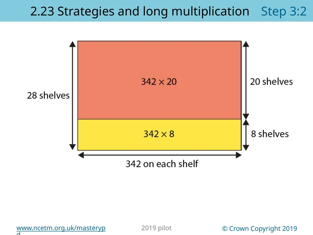 2.23 Multiplication strategies for larger numbers - slide 20 of 44