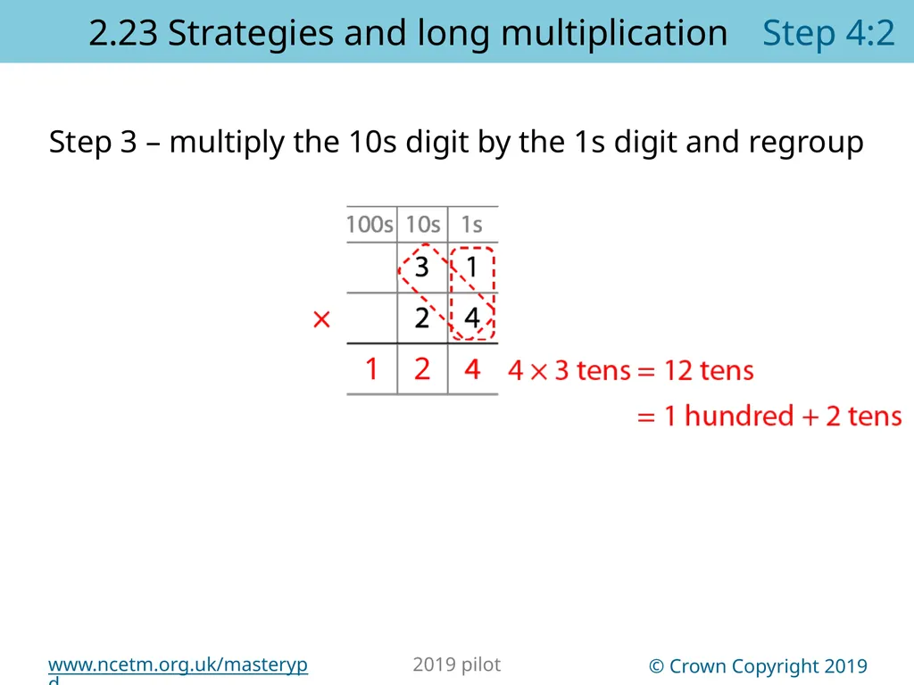 2.23 Multiplication strategies for larger numbers - slide 25 of 44