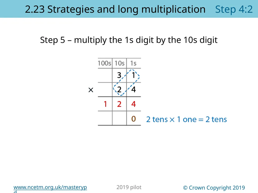 2.23 Multiplication strategies for larger numbers - slide 27 of 44