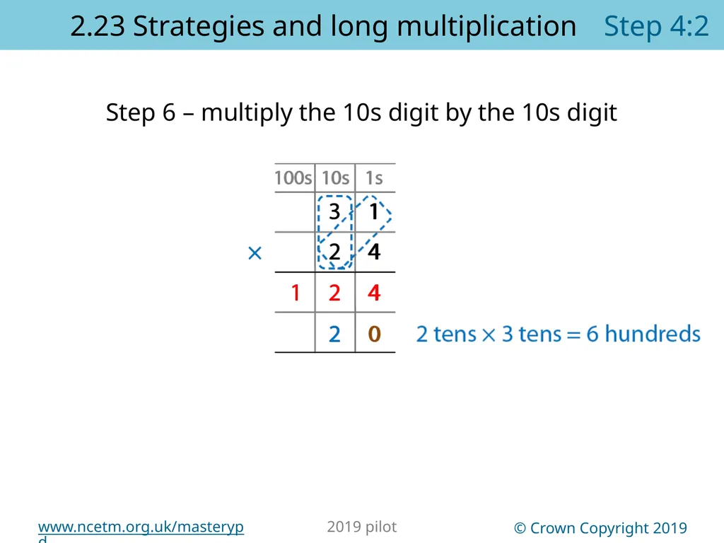 2.23 Multiplication strategies for larger numbers - slide 28 of 44