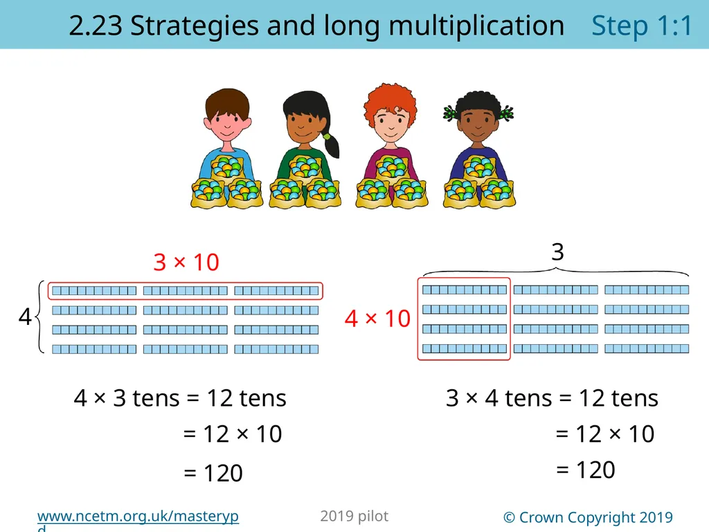 2.23 Multiplication strategies for larger numbers - slide 3 of 44