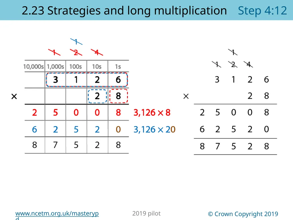2.23 Multiplication strategies for larger numbers - slide 41 of 44
