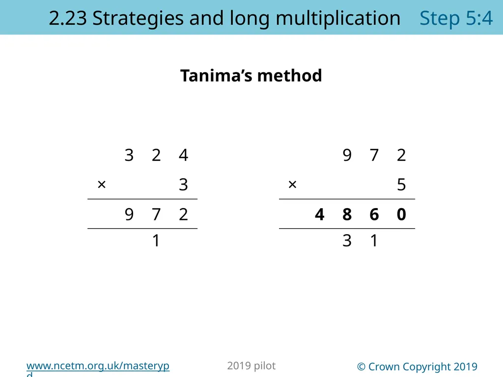 2.23 Multiplication strategies for larger numbers - slide 44 of 44