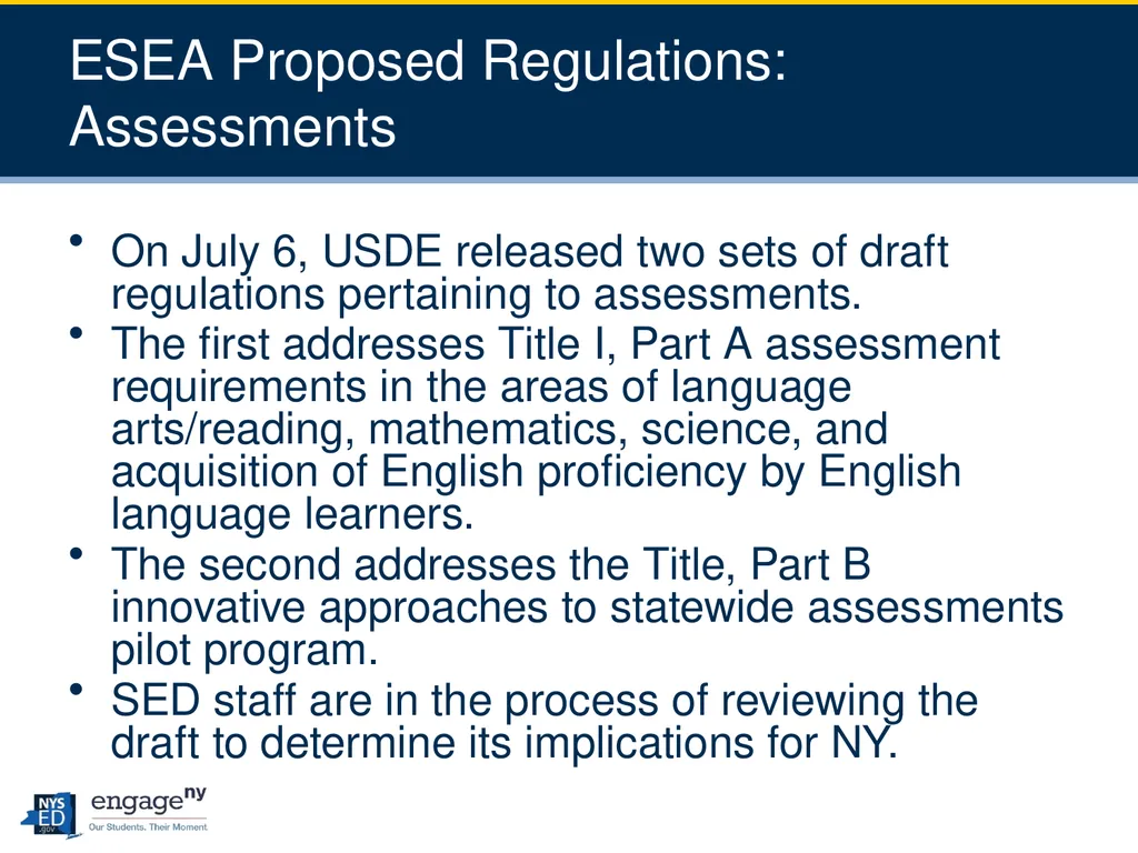 Every Student Succeeds Act (ESSA) Negotiated - slide 22 of 25