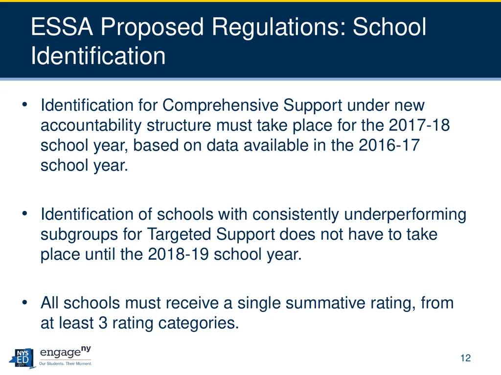 Every Student Succeeds Act (ESSA) Negotiated - slide 12 of 25