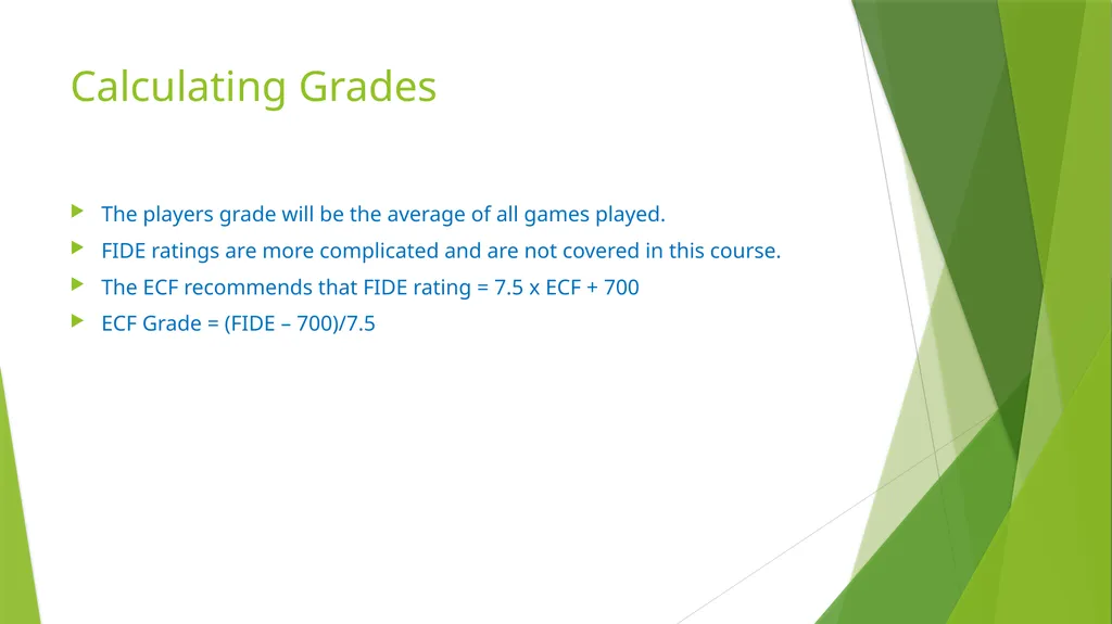 Grading ECF Arbiter Seminar - Materials by CAA - slide 5 of 5