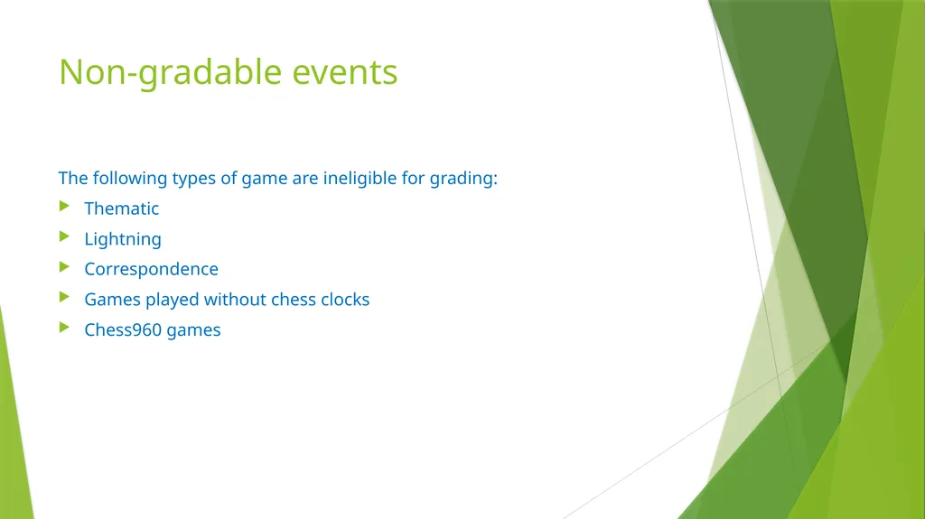 Grading ECF Arbiter Seminar - Materials by CAA - slide 3 of 5
