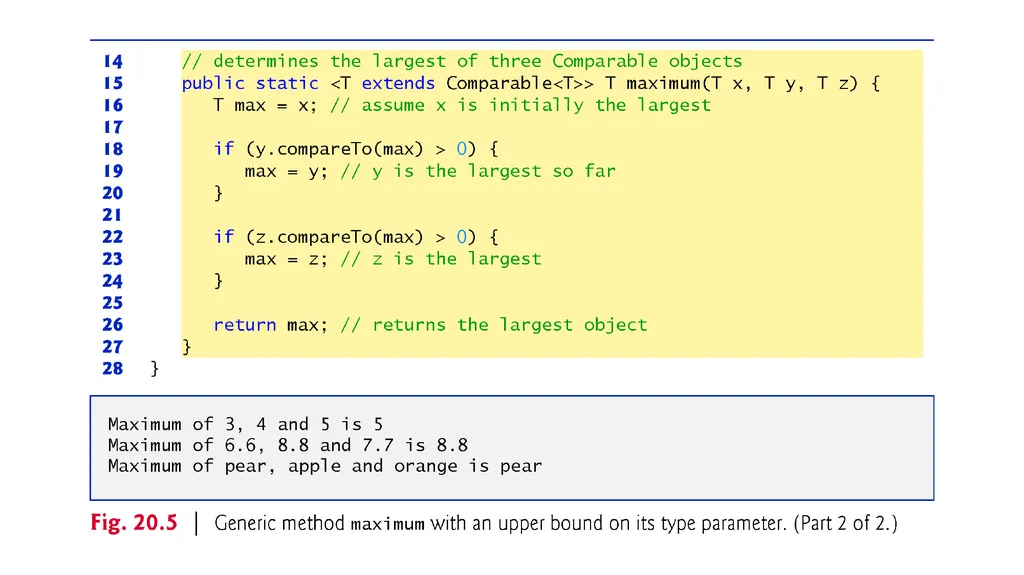 Chapter 20 Generic Classes and Methods: A Deeper - slide 15 of 35
