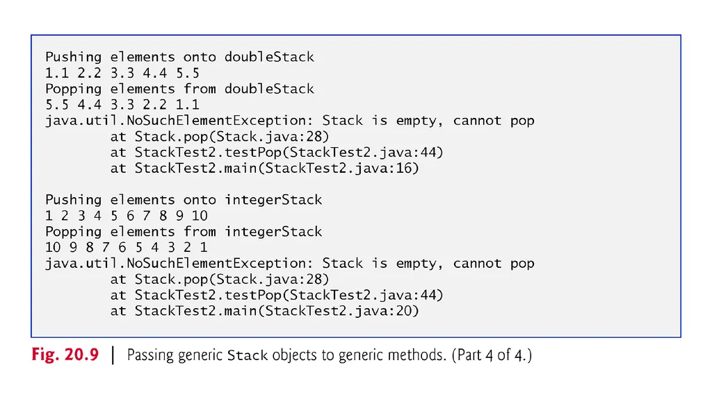 Chapter 20 Generic Classes and Methods: A Deeper - slide 28 of 35