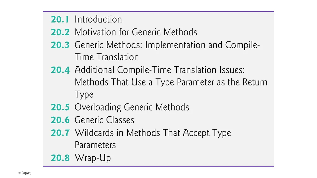 Chapter 20 Generic Classes and Methods: A Deeper - slide 3 of 35