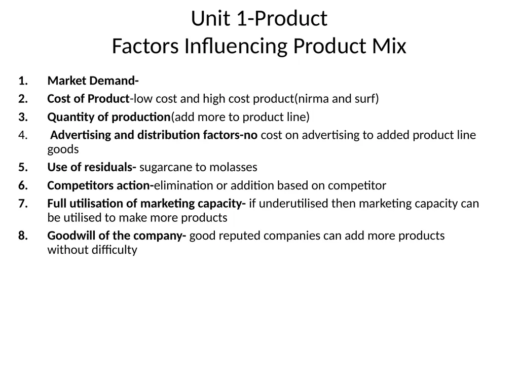 Unit 1-Product Session 1 –Meaning and Importance - slide 18 of 24