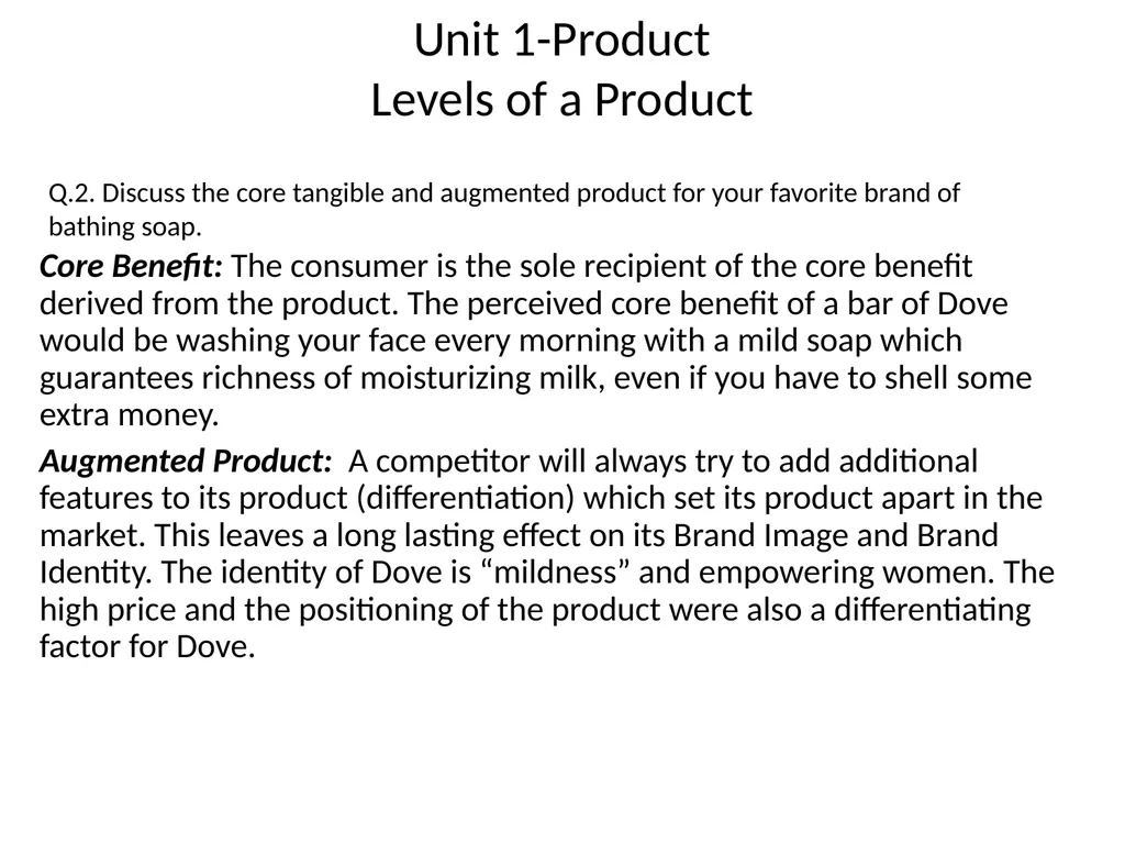 Unit 1-Product Session 1 –Meaning and Importance - slide 17 of 24