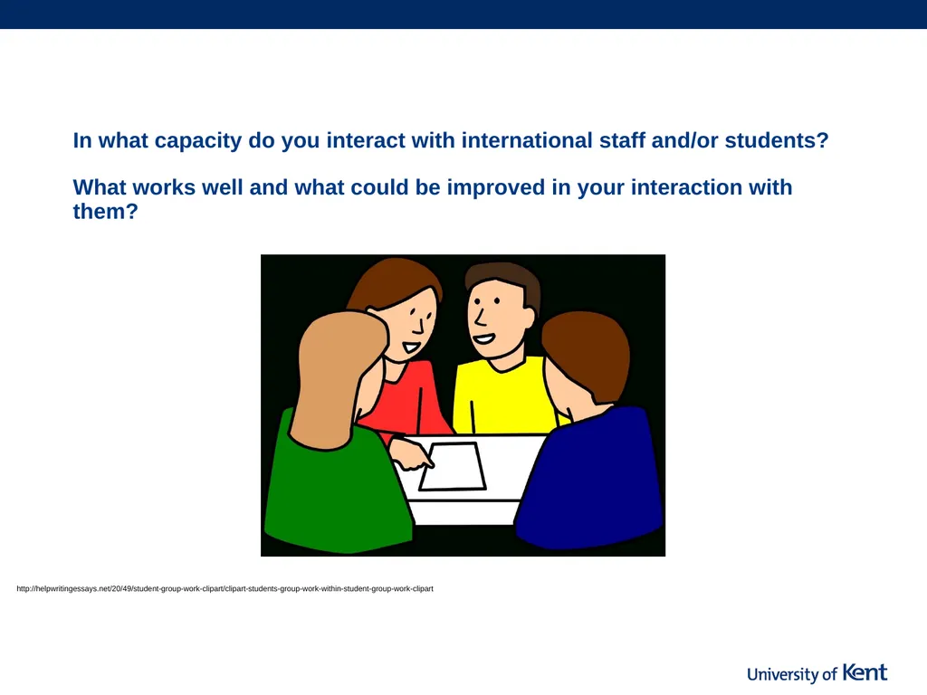 WORKING WITH AND UNDERSTANDING INTERNATIONAL STAFF - slide 2 of 8