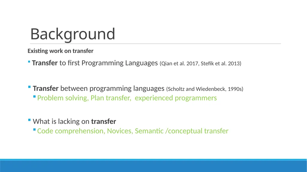Understanding conceptual transfer for students - slide 4 of 18