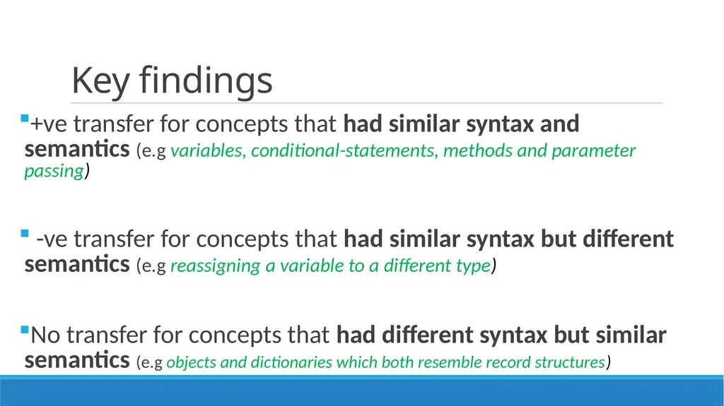 Understanding conceptual transfer for students - slide 8 of 18