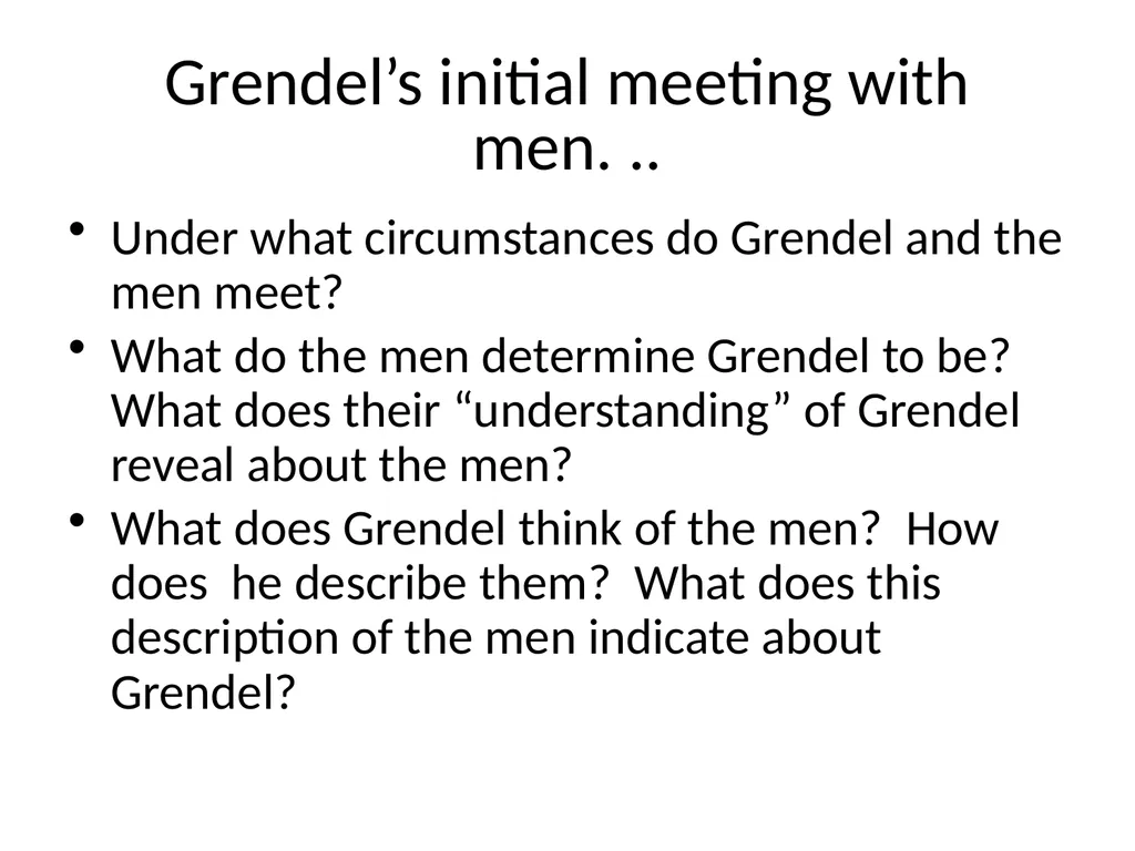 Grendel by John Gardner Passages & Dialectical - slide 22 of 43