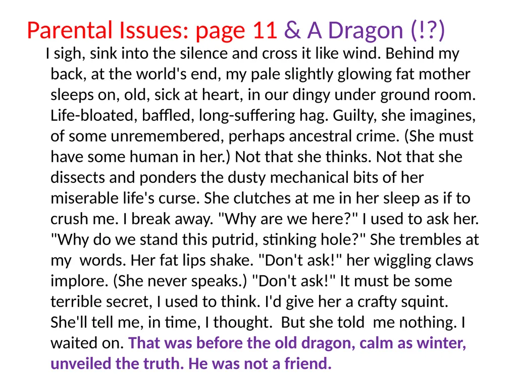 Grendel by John Gardner Passages & Dialectical - slide 11 of 43