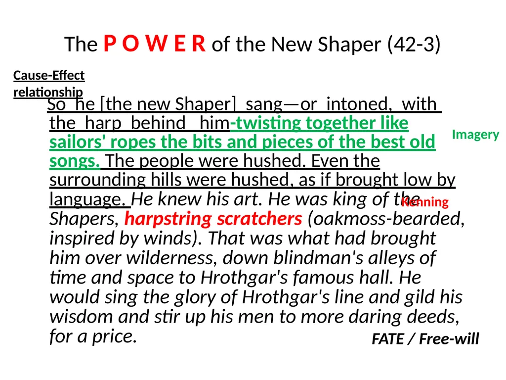 Grendel by John Gardner Passages & Dialectical - slide 26 of 43